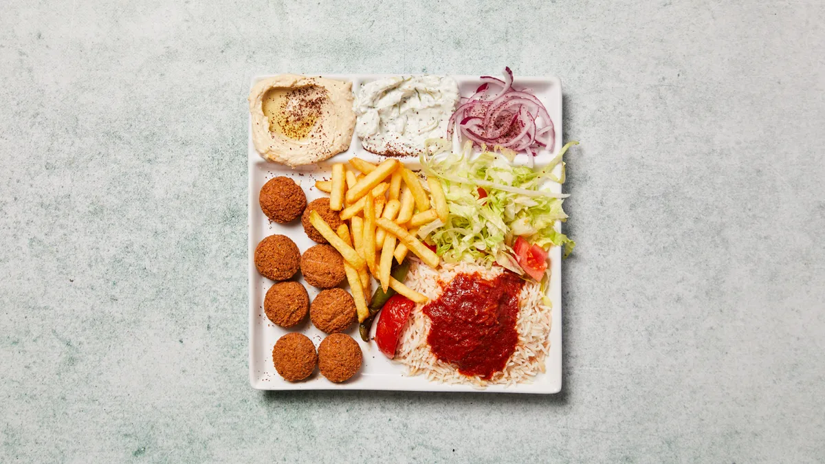 Falafel tallerken