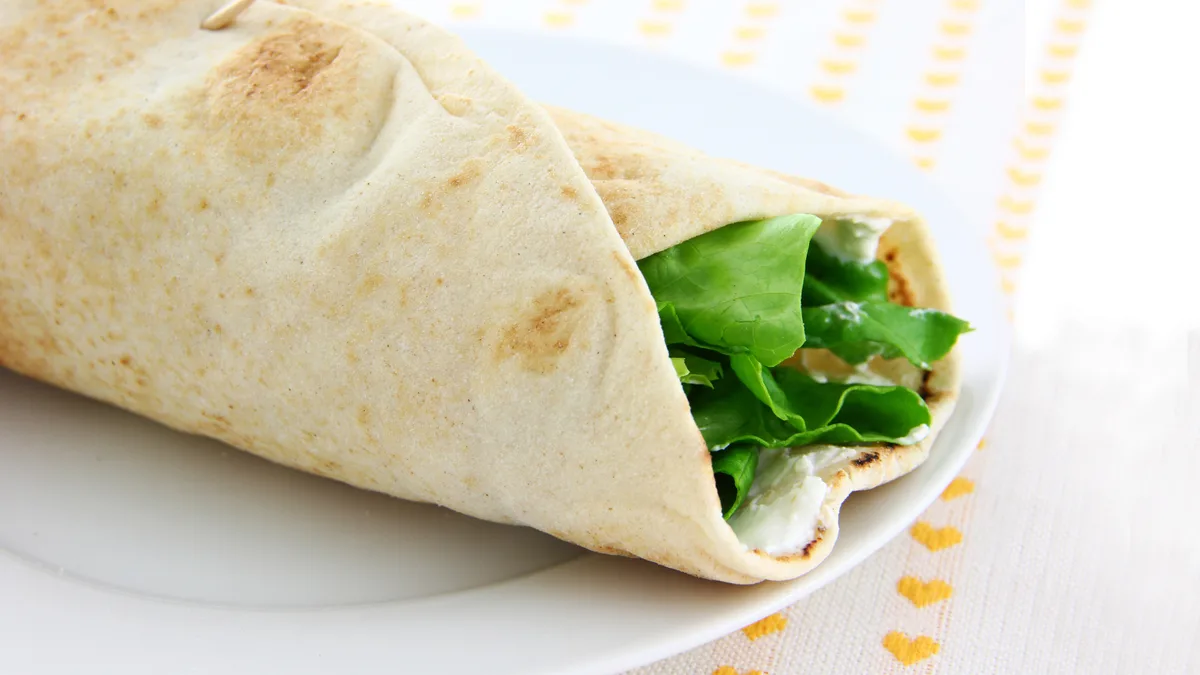 Tortilja sa pohovanim kačkavaljem
