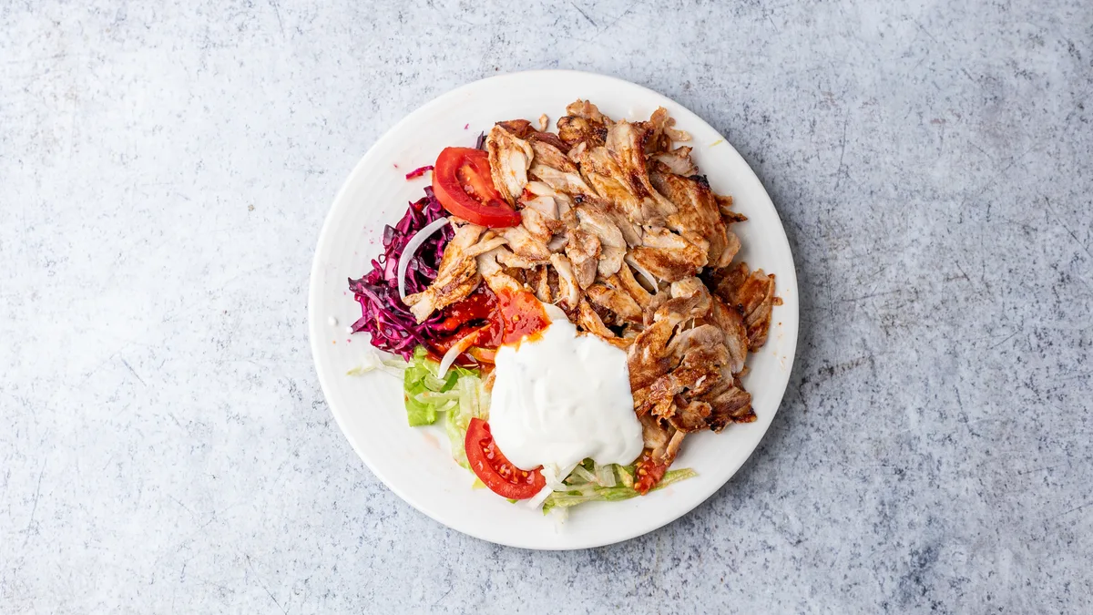 Gyros tál + köret + választható 0,5 l Coca-Cola üdítő