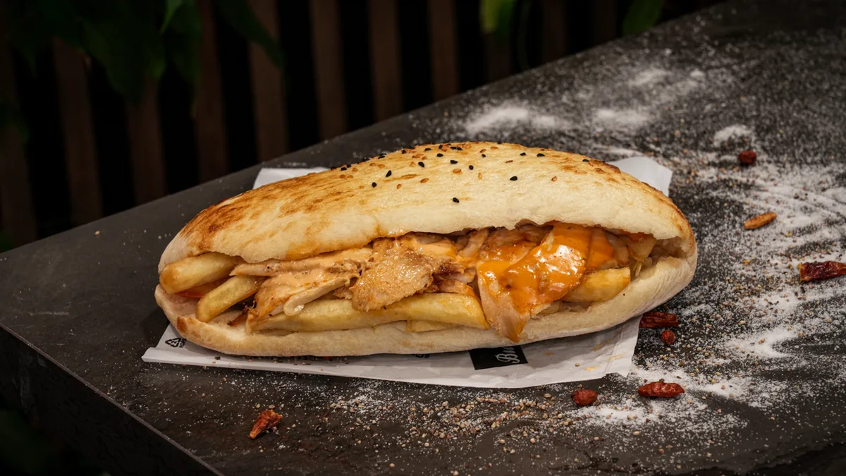 Doner baghetă de pui