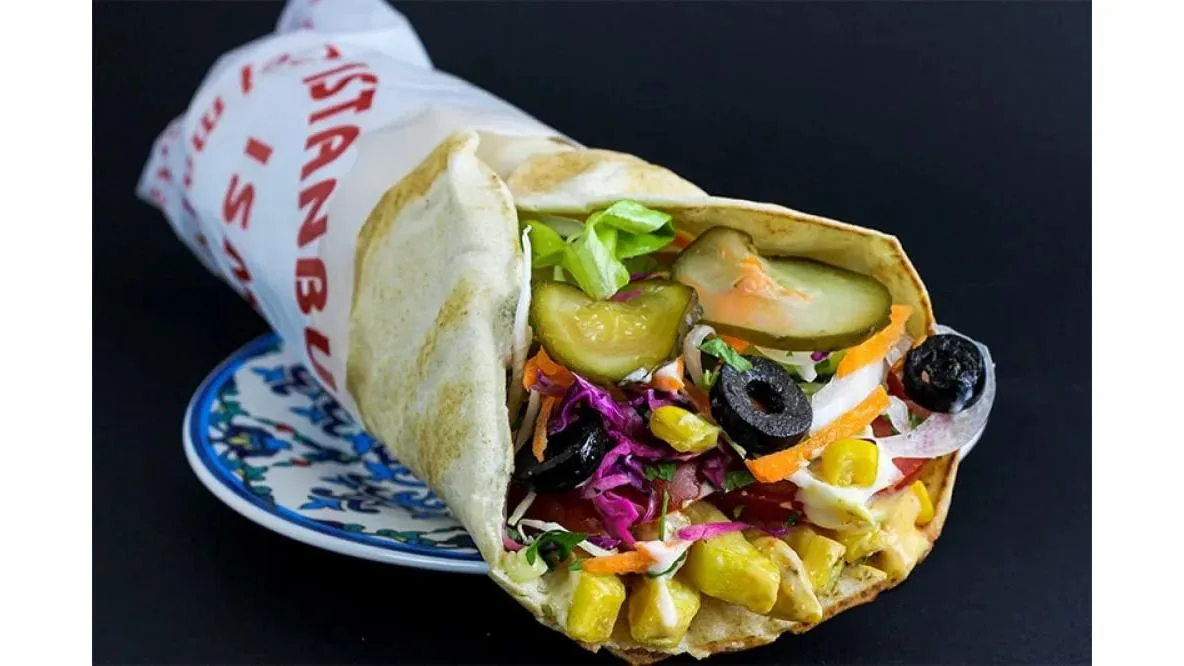 Shaorma mică vegetariană