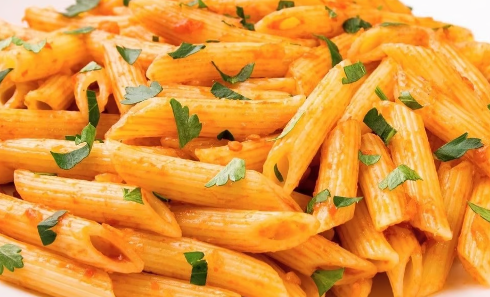 Penne Pasta with Creamy Pink Sauce