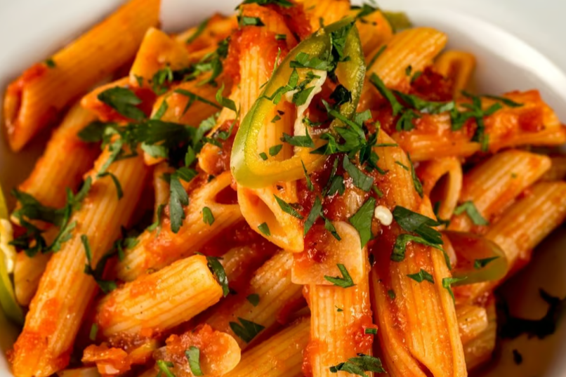 Spicy Penne Pasta with Jalapeño