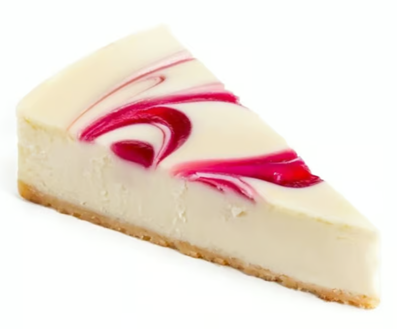 White Chocolate Raspberry Cheesecake