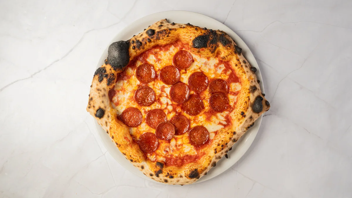 Pizza con Pepperoni