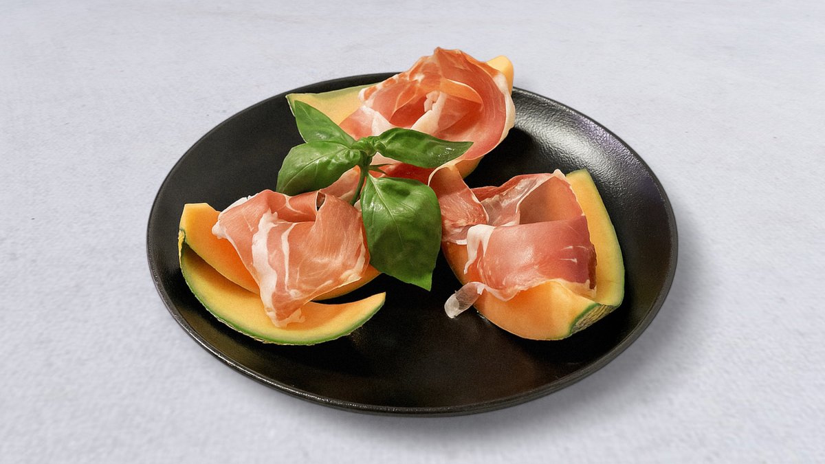 Crudo e Melone