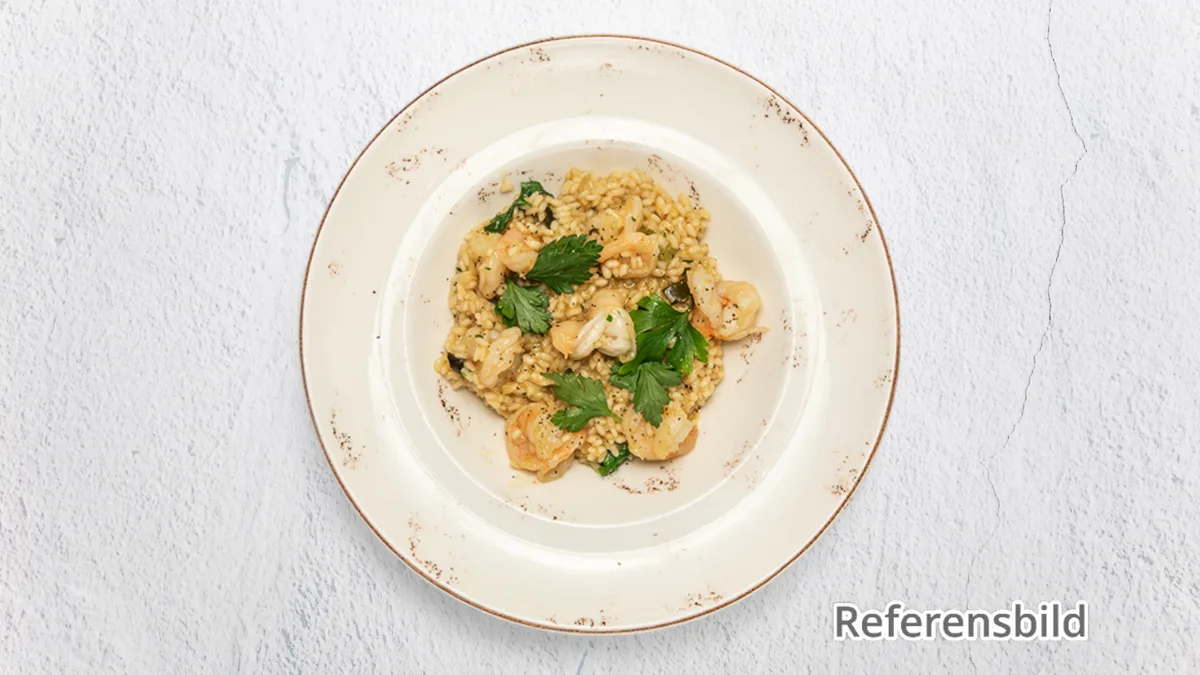 Risotto Gamberi e Asparagi Verdi