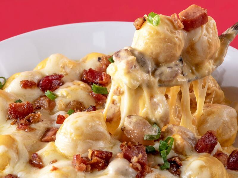 Nhoque Cheddar com Bacon 800g