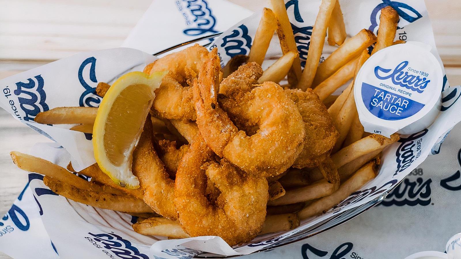 Jumbo Prawns 'N Chips