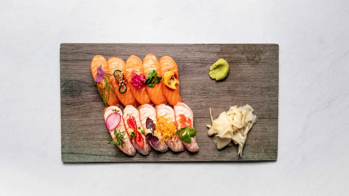 12 lax nigiri