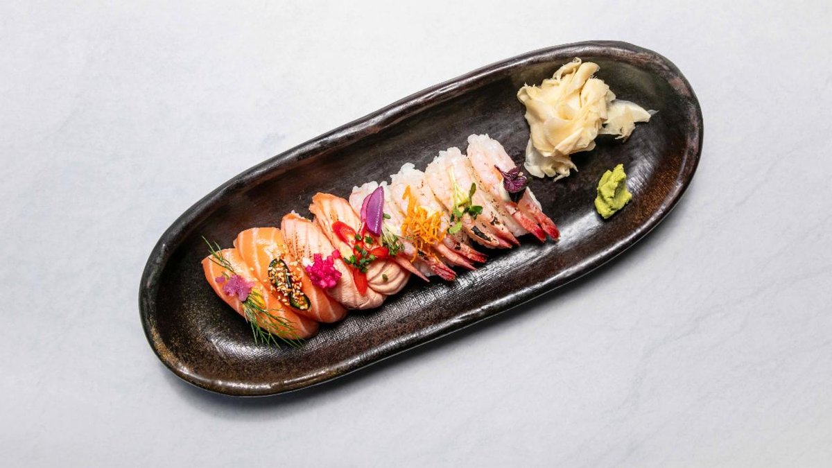 4 lax 4 räk nigiri