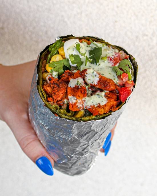 Super Seasoned Chicken Burrito