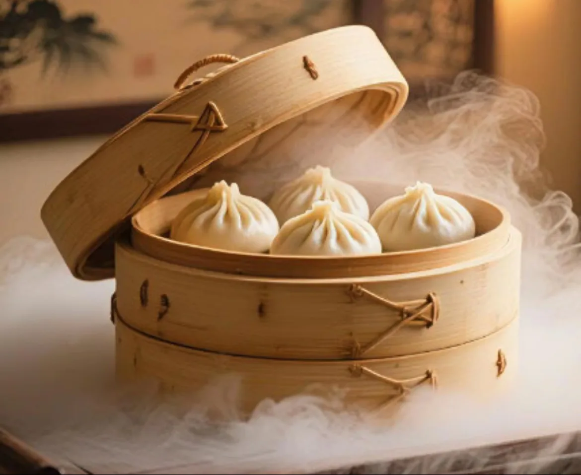 Steamed Dimsum - Xiao Lang Bao (4 stk)