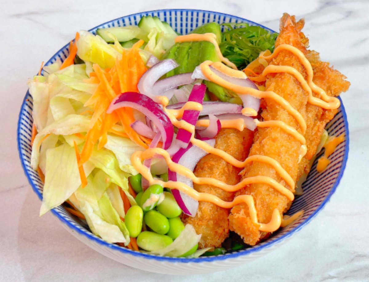 60. Tempura Räkor Bowl