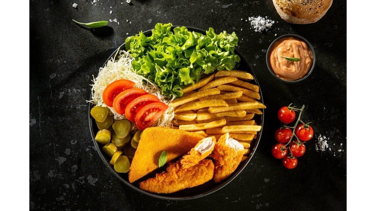 Meniu Pane mix la farfurie