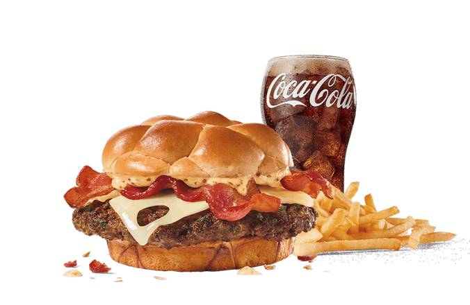 Bacon and Swiss Buttery Smashed Jack Combo