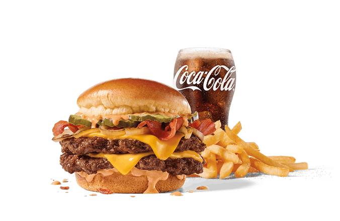 Bacon Double Smashed Jack Combo