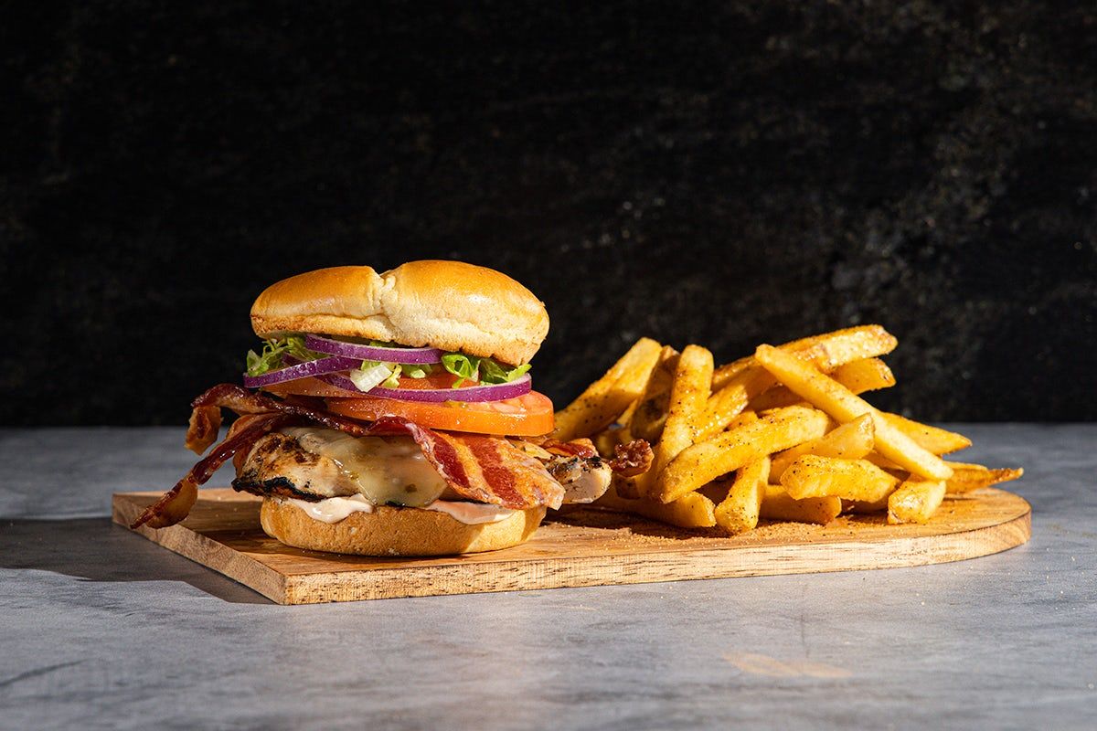 Grilled Chicken Club Sandwich