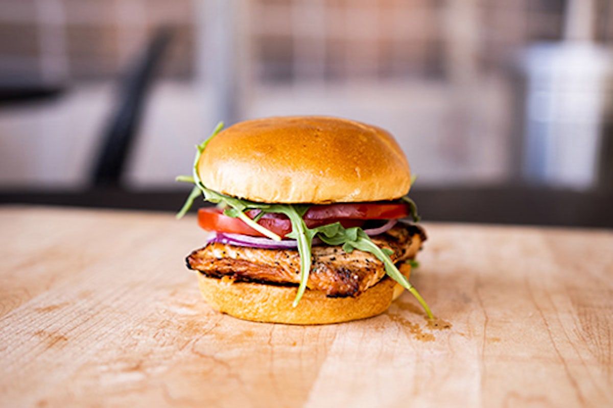 Grilled Salmon Sandwich