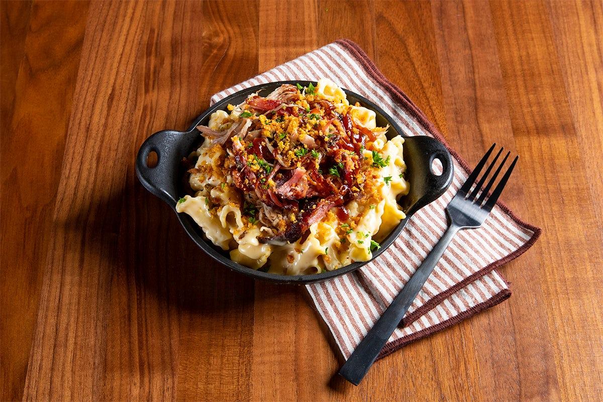 Pulled Pork Mac and Cheese Appetizer