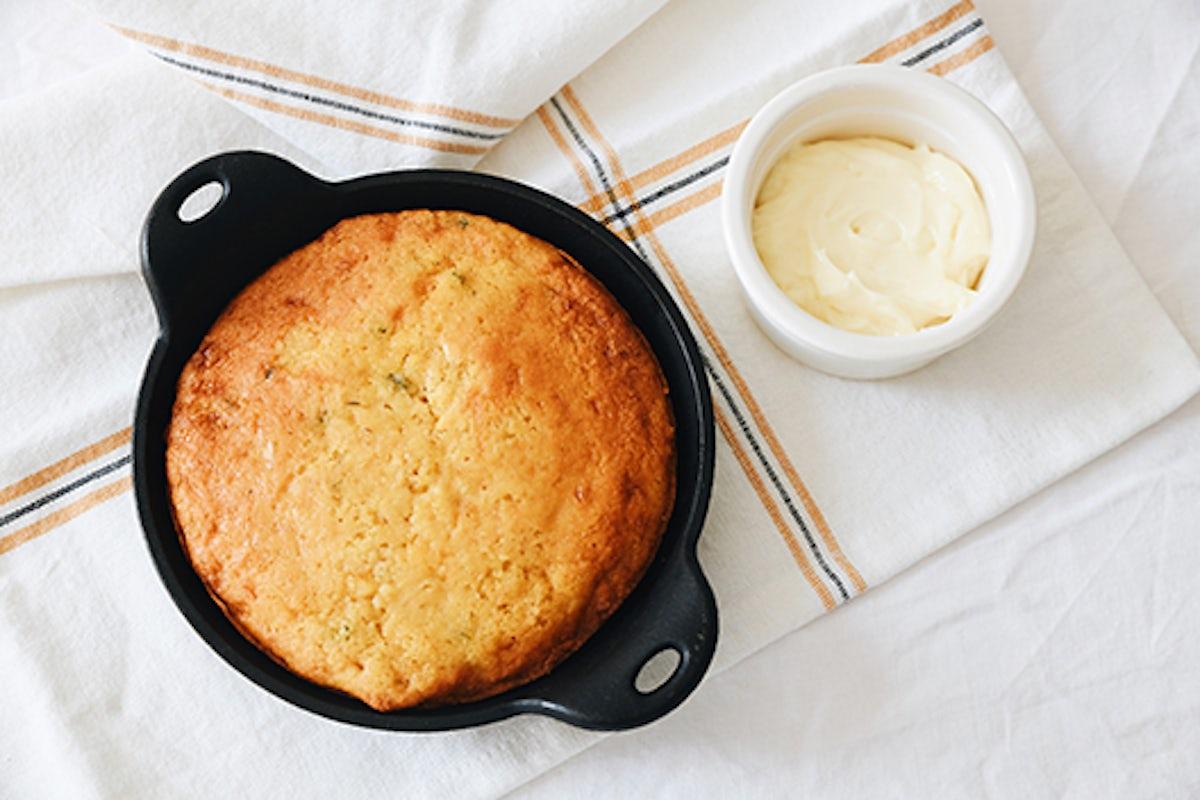 Smoked Jalapeño Cheddar Cornbread