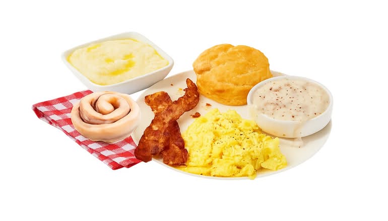 Christmas Day Breakfast Plate (Hearty Breakfast Plates)