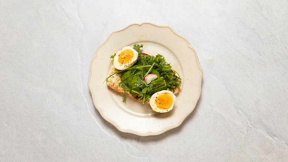 Avokadomacka med Ägg