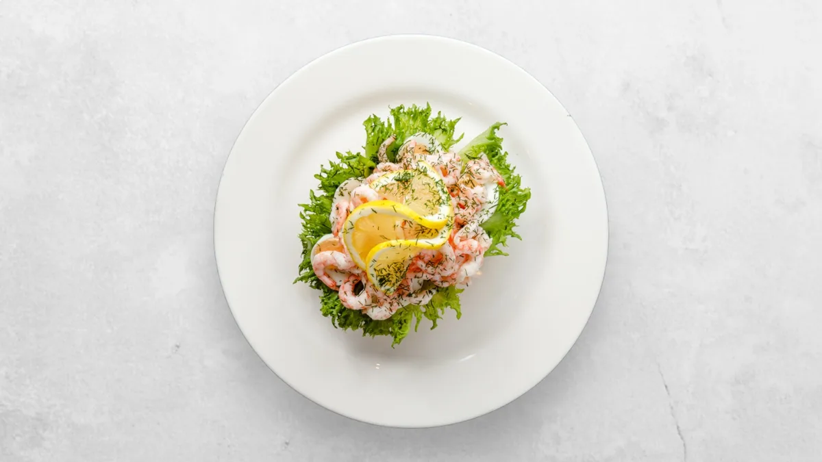 Räkmacka med Ägg