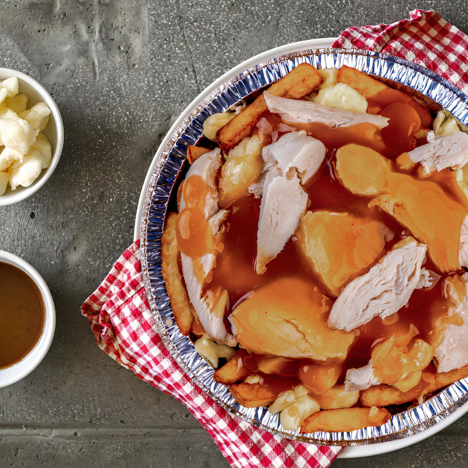 Poutine avec 1 choix 24oz / Poutine with 1 Choice 24oz
