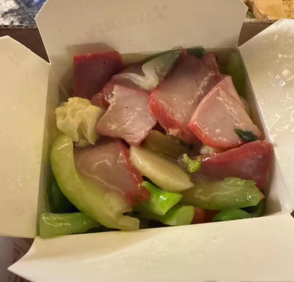 BBQ Pork and Vegetables