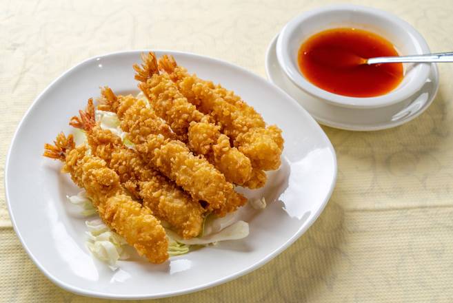 Fried Prawns (8 pcs) (炸蝦)