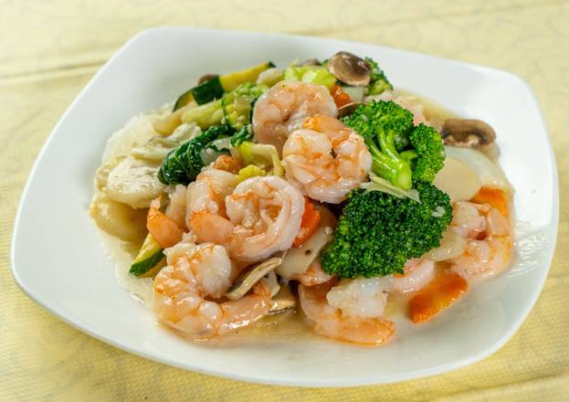 Prawns with Mixed Vegetables (雜菜蝦)