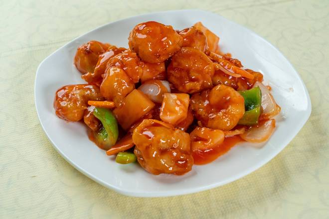 Sweet and Sour Prawns (甜酸蝦)