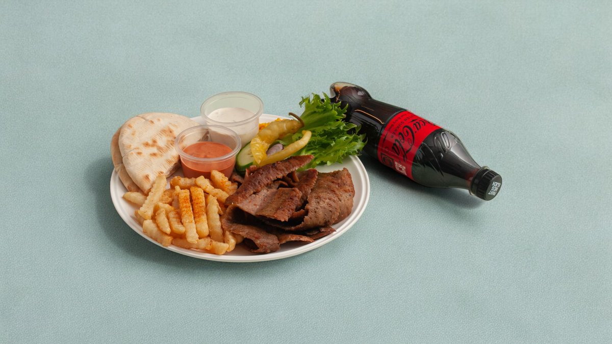 Kyllingkebabmeny