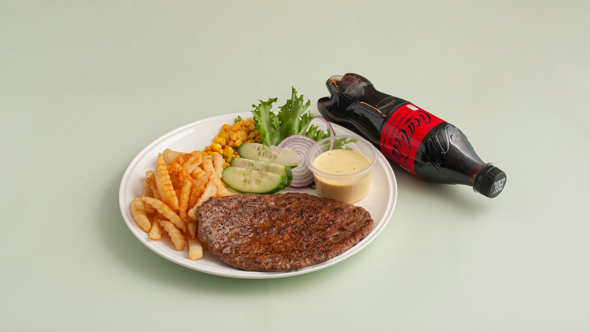Løvstekburger Meny