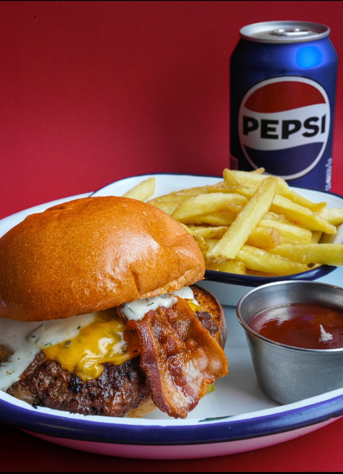 PEPSI KOMBO BACON BURGER