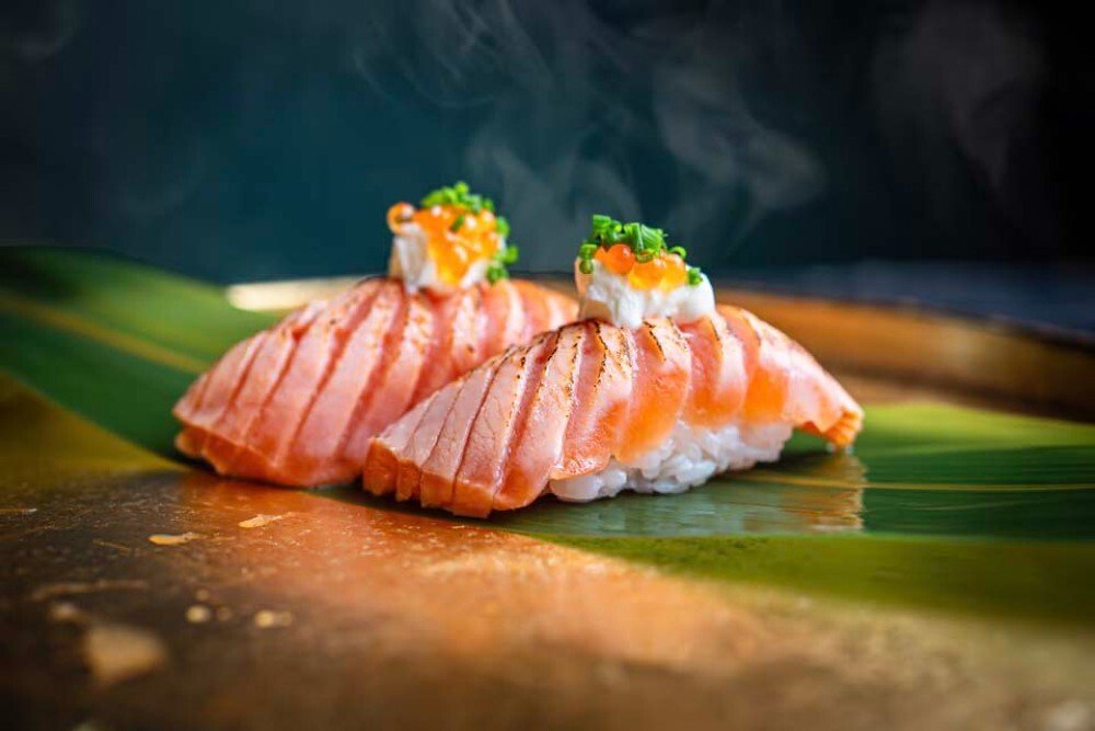 Leegitatud Lõhe Nigiri (2 tk)