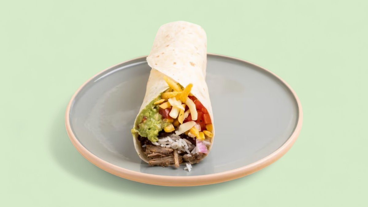 Burrito Pork Menu