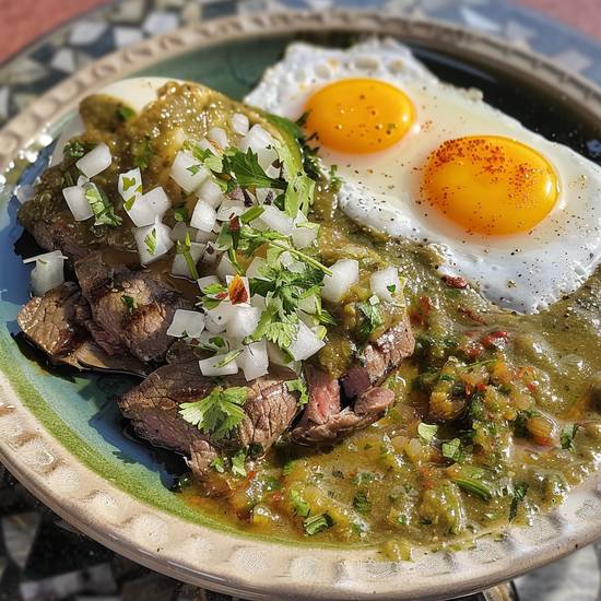 Eggs with Grilled Steak