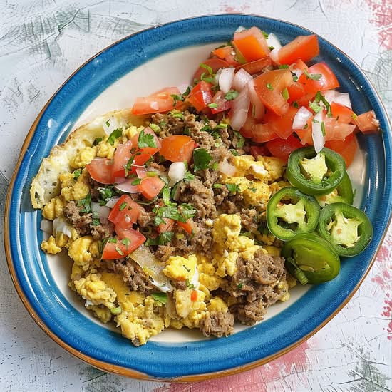Eggs with Shredded Beef