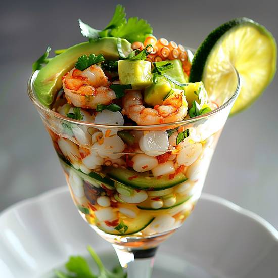 Mixed with Fresh Ceviche