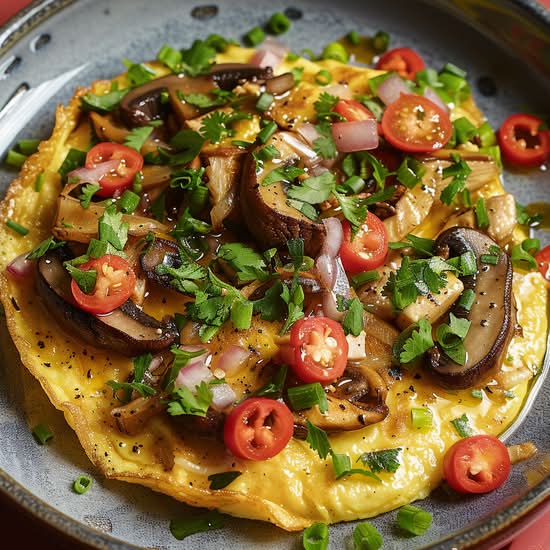 Mushroom Omelette