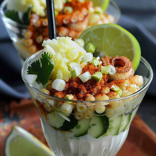 Shrimp and Octopus Cocktail