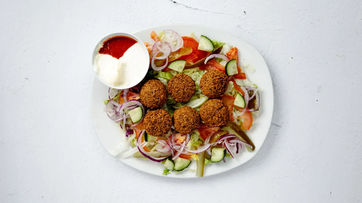X-Stor Falafelsallad med Salladsost