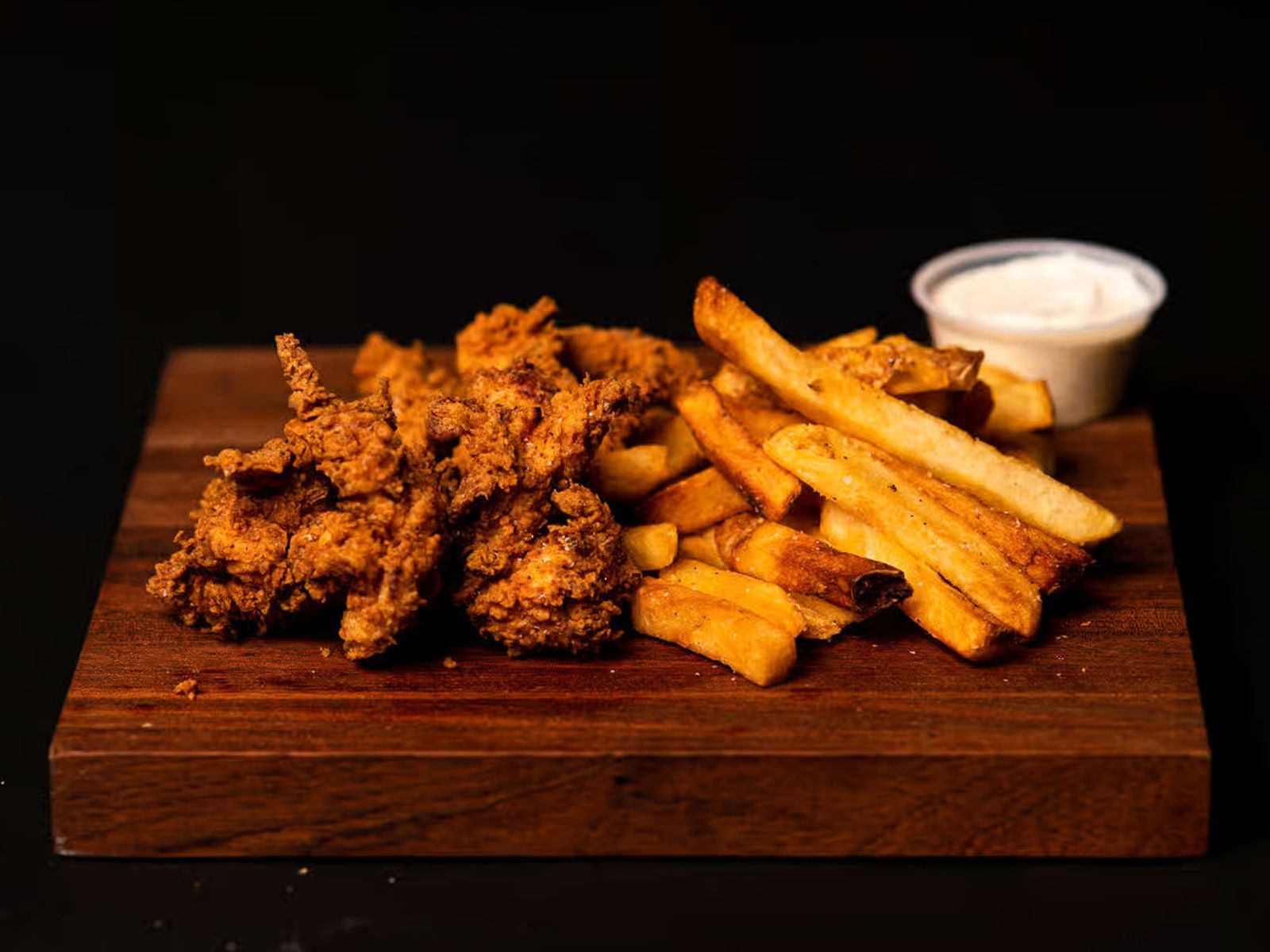 CHICKEN STRIPS and FRIES