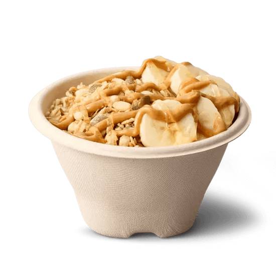 peanut butter banana crunch oatmeal