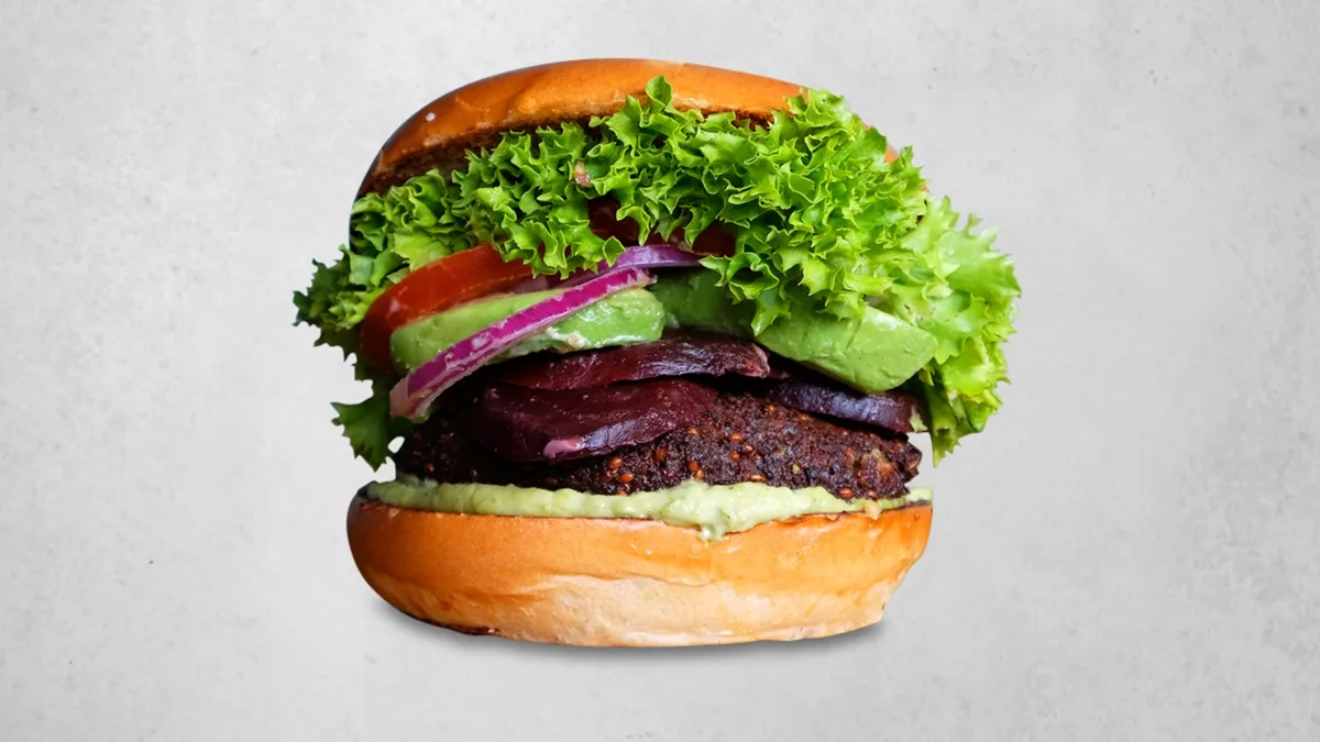 Falafel Avocado Burger