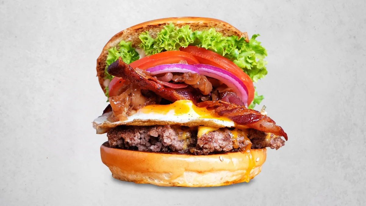 Runny Egg Burger