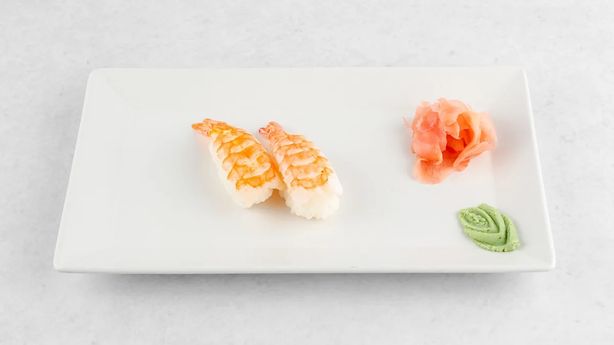 Ebi nigiri (2 kosa)