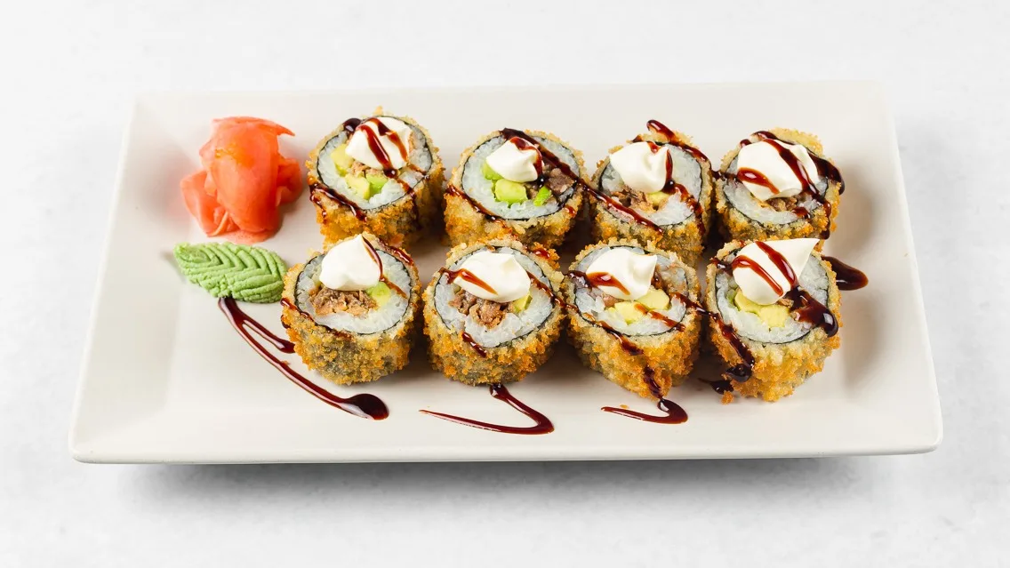 Tople Tempura role Hokaido (8 kosov)